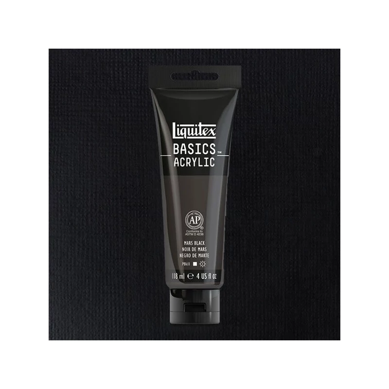 Liquitex Basics akrilna boja, 118 ml - 276, mars black