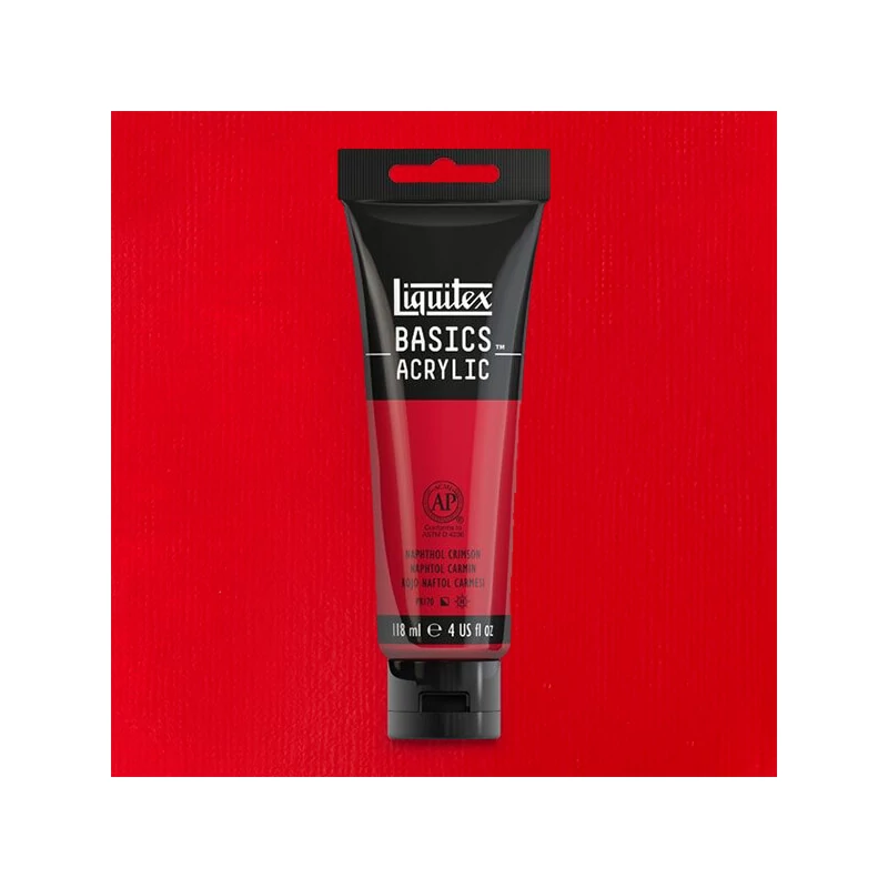 Liquitex Basics akrilna boja, 118 ml - 292, naphthol crimson
