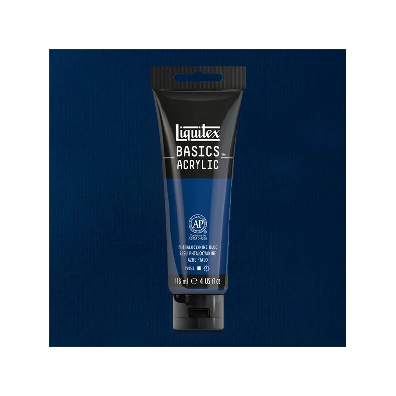 Liquitex Basics akrilna boja, 118 ml - 316, phthalocyanine blue