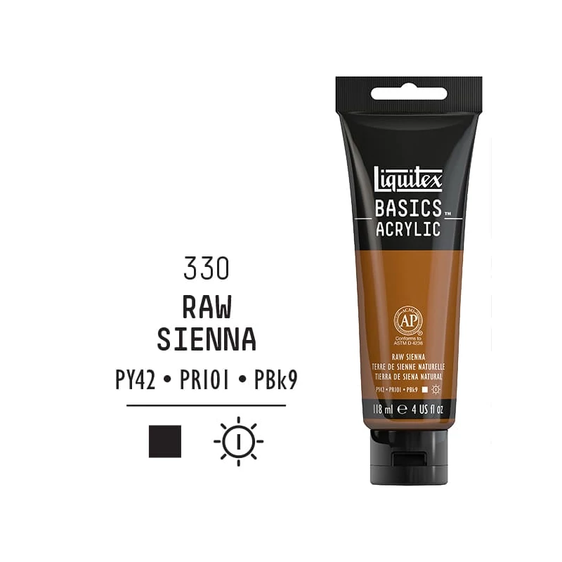 Liquitex Basics akrilna boja, 118 ml - 330, raw sienna