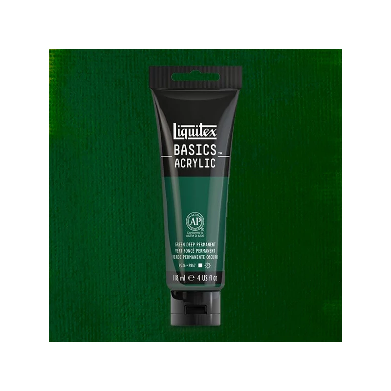 Liquitex Basics akrilna boja, 118 ml - 350, green deep permanent