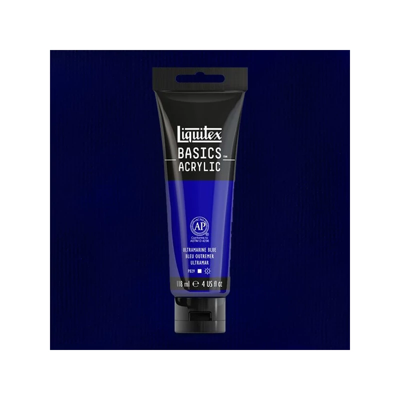 Liquitex Basics akrilna boja, 118 ml - 380, ultramarine blue