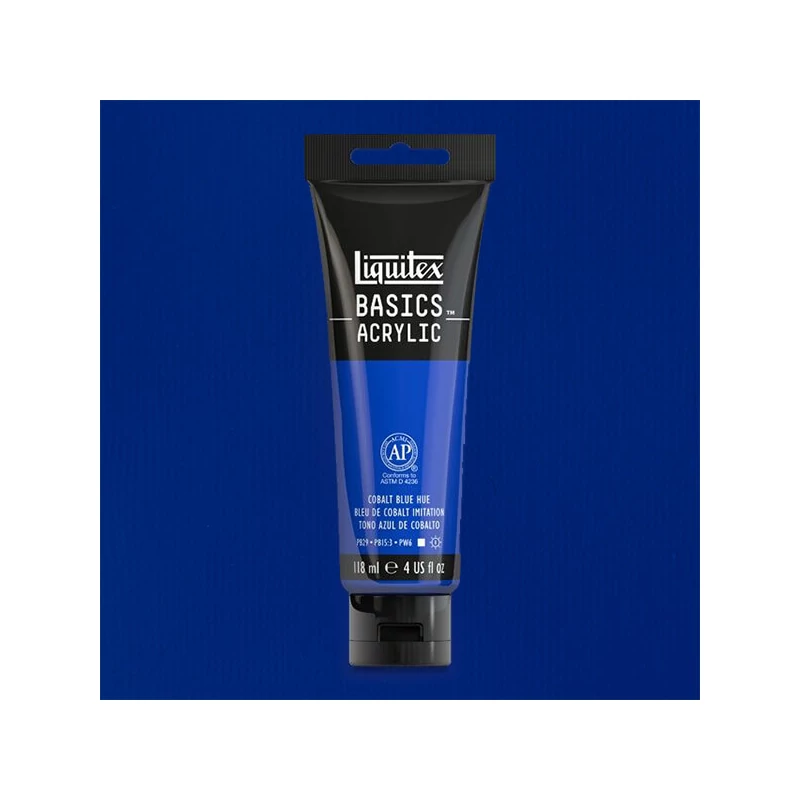 Liquitex Basics akrilna boja, 118 ml - 381, cobalt blue hue