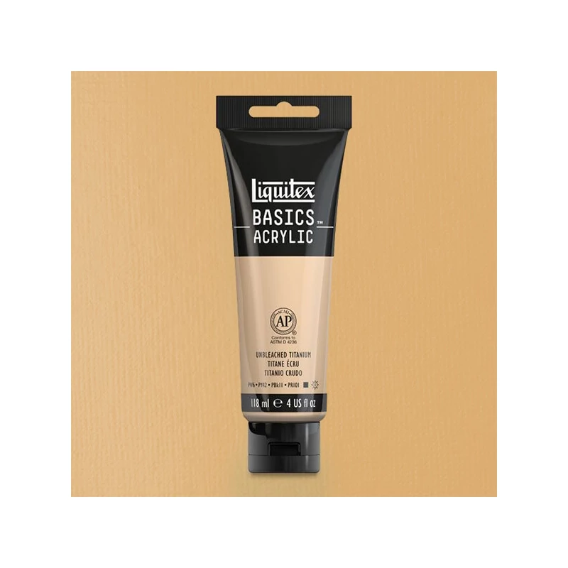 Liquitex Basics akrilna boja, 118 ml - 434, unbleached titanium