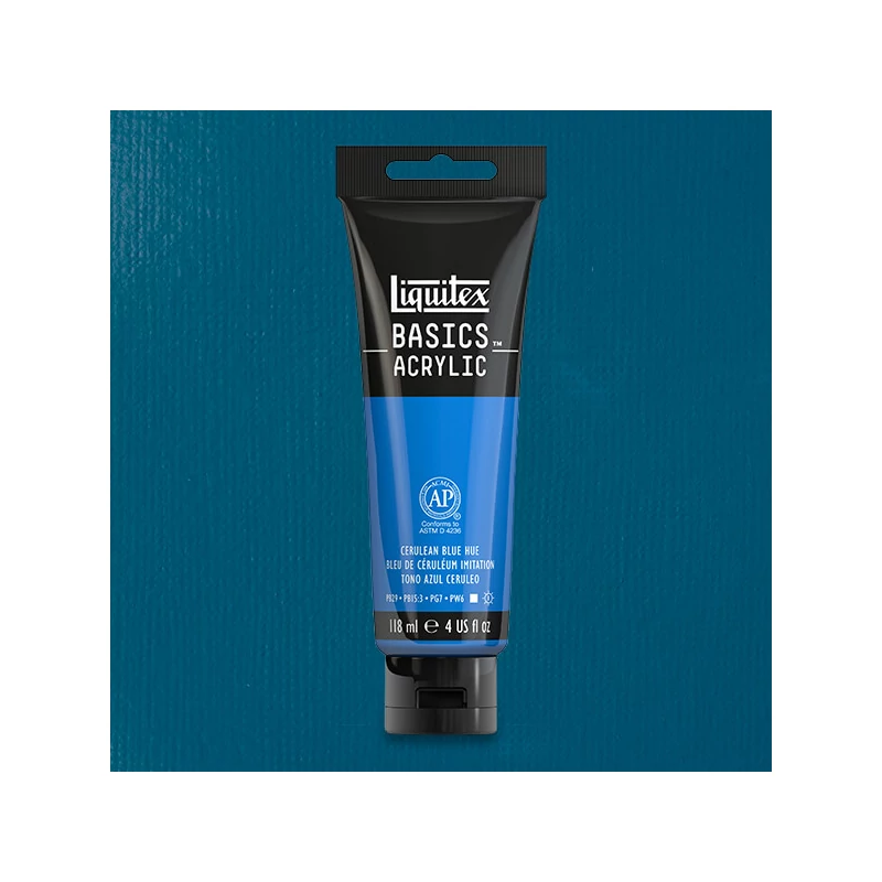 Liquitex Basics akrilna boja, 118 ml - 470, cerulean blue hue