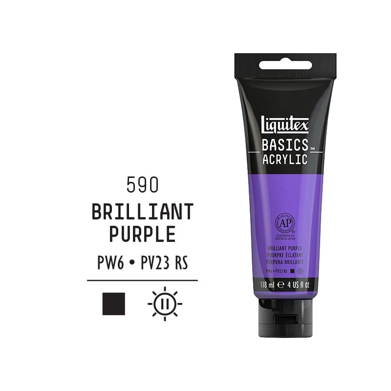 Liquitex Basics akrilna boja, 118 ml - 590, purple brilliant