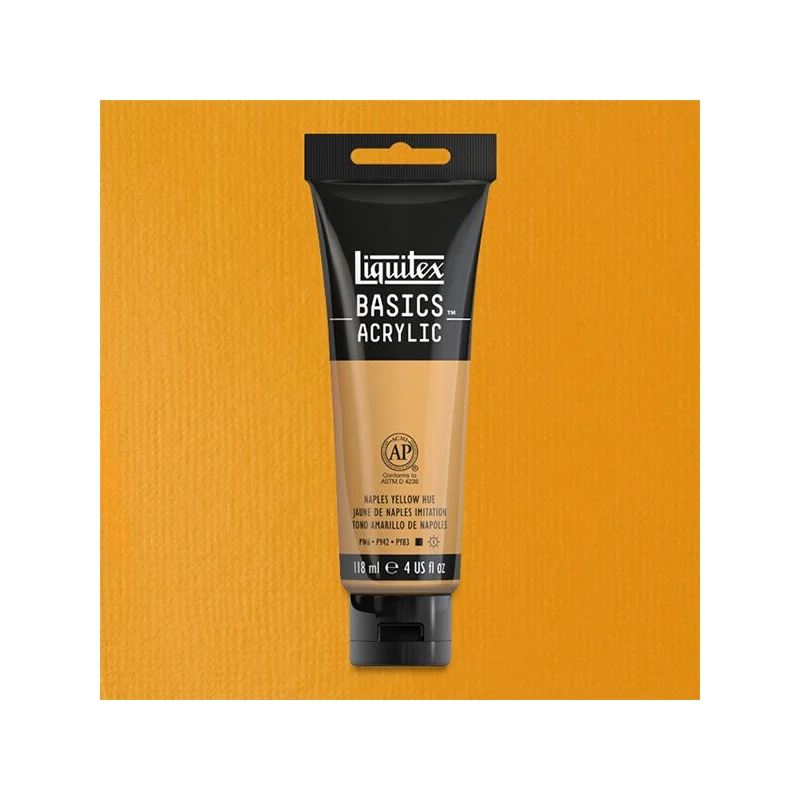 Liquitex Basics akrilna boja, 118 ml - 601, naples yellow hue