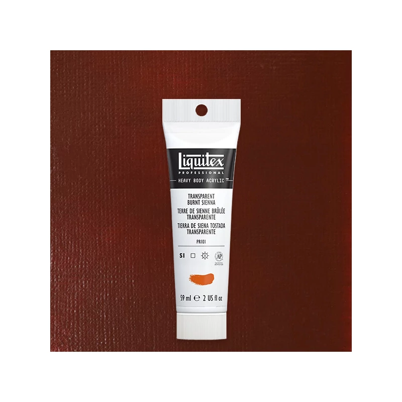 Liquitex Heavy Body akrilna boja, 59 ml - 129, transparent burnt sienna