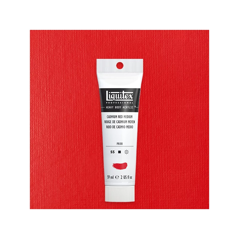 Liquitex Heavy Body akrilna boja, 59 ml - 154, cadmium red medium