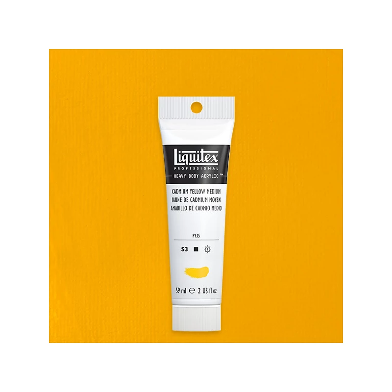 Liquitex Heavy Body akrilna boja, 59 ml - 161, cadmium yellow medium