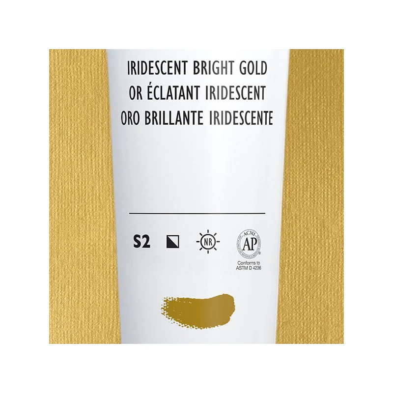 Liquitex Heavy Body akrilna boja, 59 ml - 234, iridescent bright gold