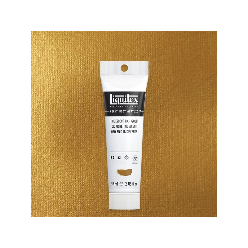 Liquitex Heavy Body akrilna boja, 59 ml - 235, iridescent rich gold