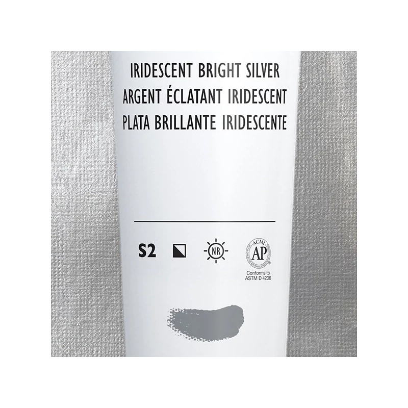 Liquitex Heavy Body akrilna boja, 59 ml - 236, iridescent bright silver
