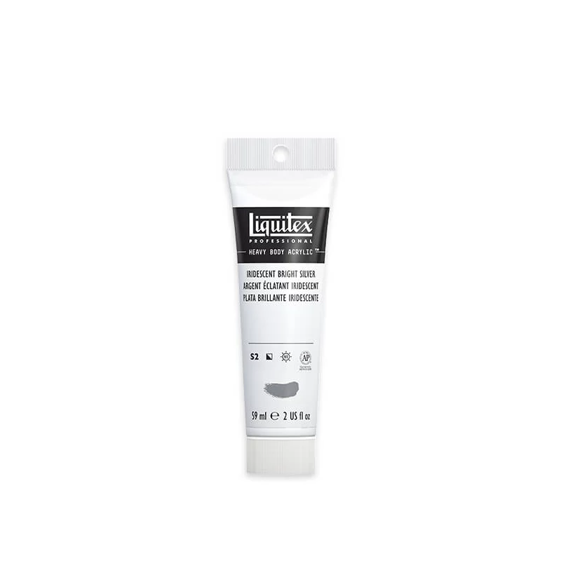 Liquitex Heavy Body akrilna boja, 59 ml - 236, iridescent bright silver