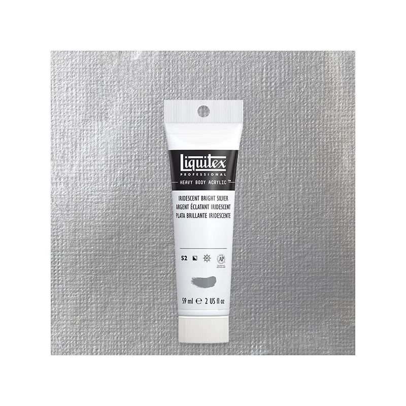 Liquitex Heavy Body akrilna boja, 59 ml - 236, iridescent bright silver