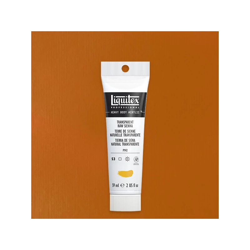 Liquitex Heavy Body akrilna boja, 59 ml - 332, transparent raw sienna