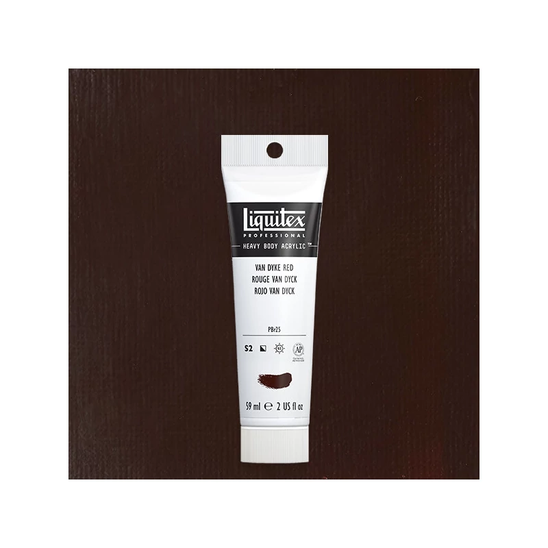 Liquitex Heavy Body akrilna boja, 59 ml - 392, van dyke red