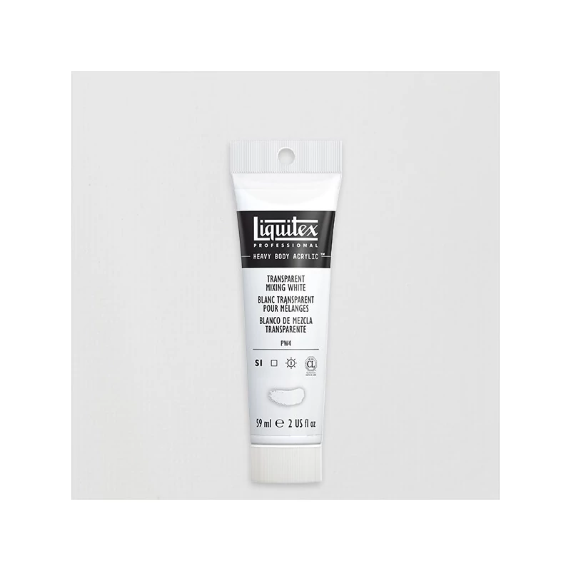 Liquitex Heavy Body akrilna boja, 59 ml - 430, transparent mixing white