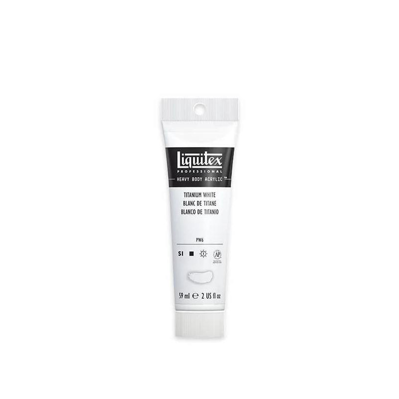 Liquitex Heavy Body akrilna boja, 59 ml - 432, titanium white