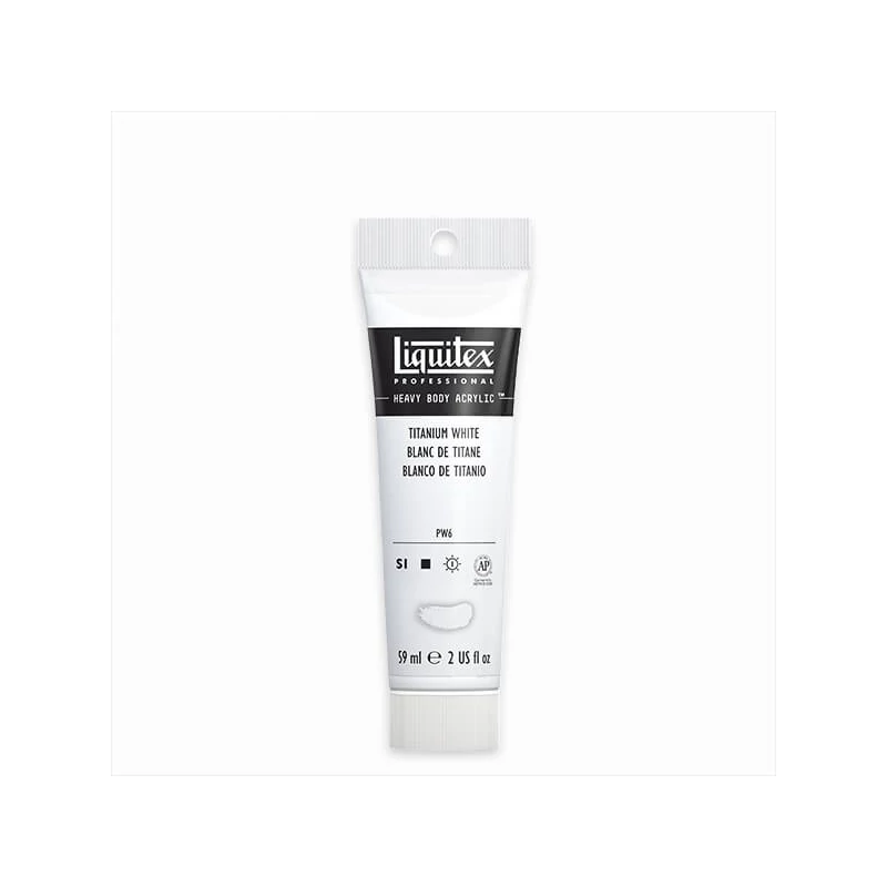 Liquitex Heavy Body akrilna boja, 59 ml - 432, titanium white