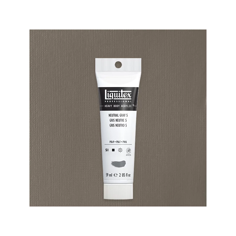 Liquitex Heavy Body akrilna boja, 59 ml - 599, neutral gray value 5/mixing gray