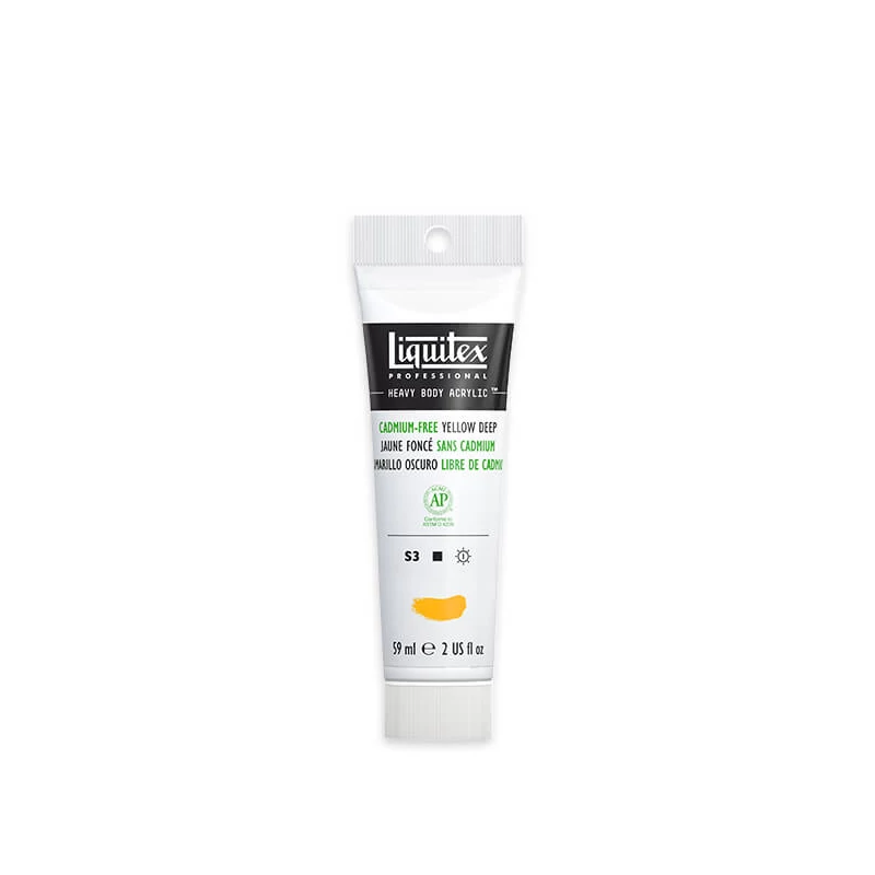 Liquitex Heavy Body akrilna boja, 59 ml - 891, cadmium-free yellow deep