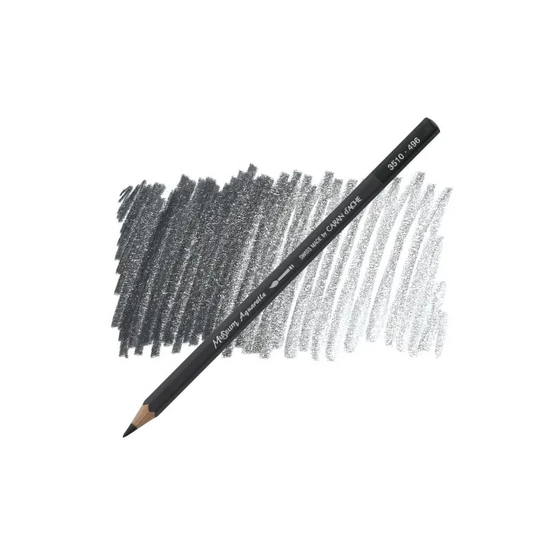 Caran d'Ache Museum akvarel olovka - 496, ivory black