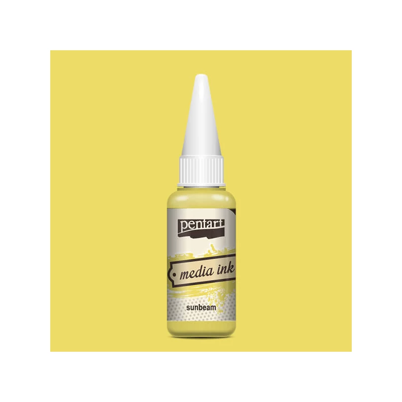 Tinta Pentart Media, tinta boja, 20 ml - sunčeva zraka