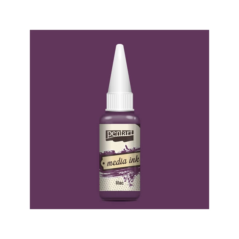 Tinta Pentart Media, tinta boja, 20 ml - lila