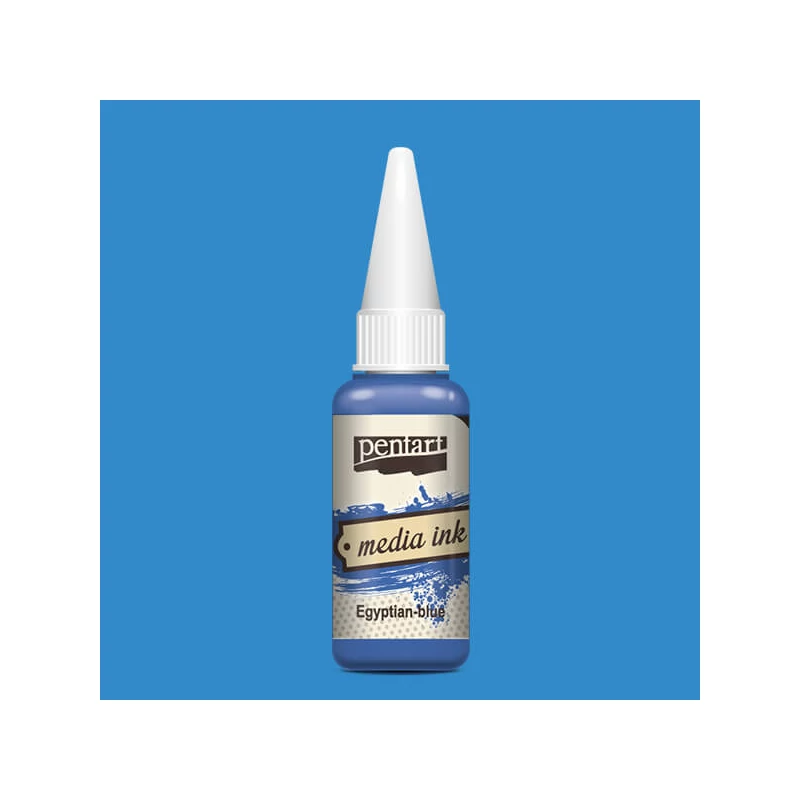 Tinta Pentart Media, tinta boja, 20 ml - Egipatsko plava