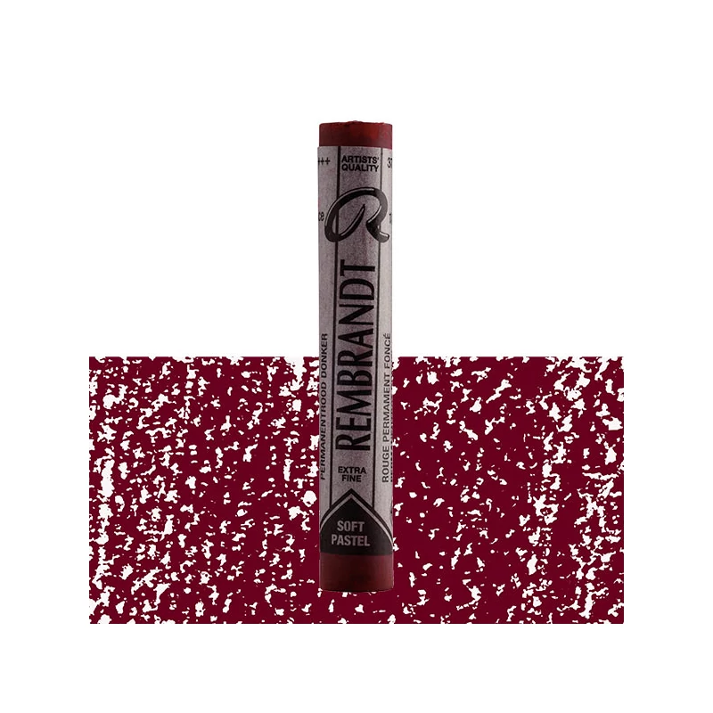 Rembrandt praškasta pastelna kreda - 371.3, permanent red deep