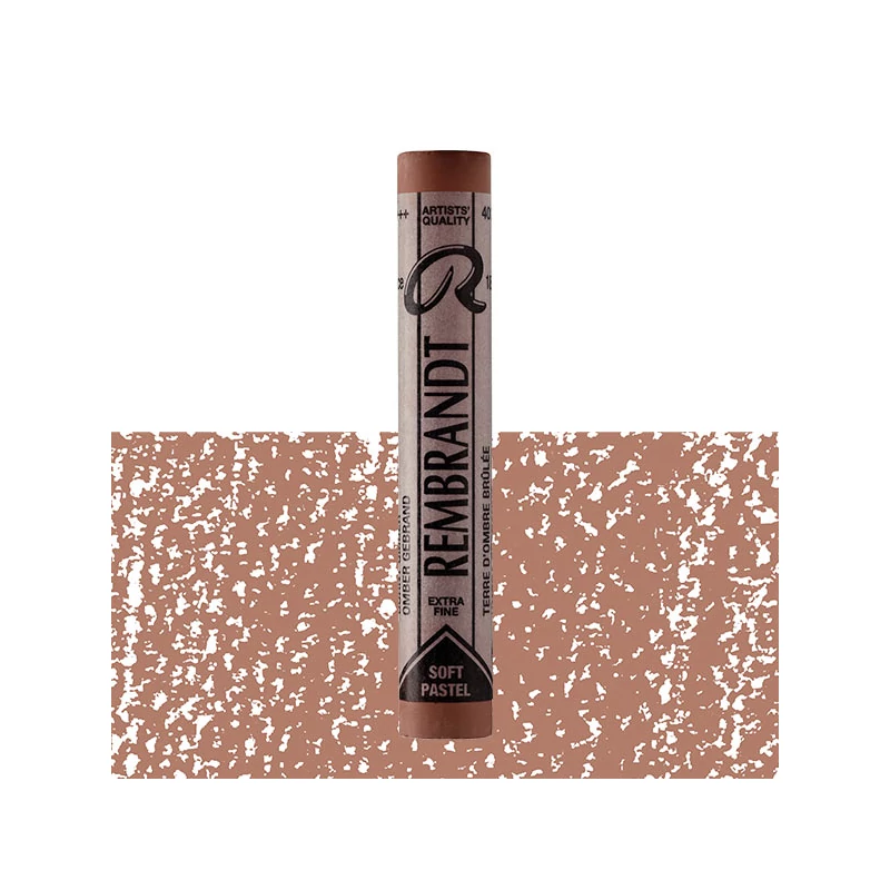 Rembrandt praškasta pastelna kreda - 409.8, burnt umber