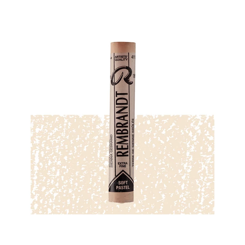 Rembrandt praškasta pastelna kreda - 411.1, burnt sienna