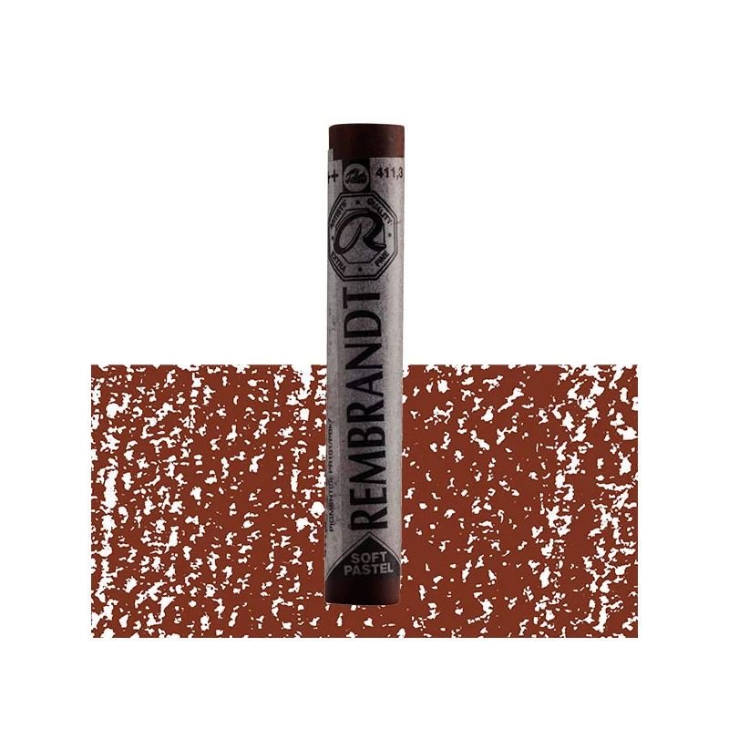 Rembrandt praškasta pastelna kreda - 411.3, burnt sienna