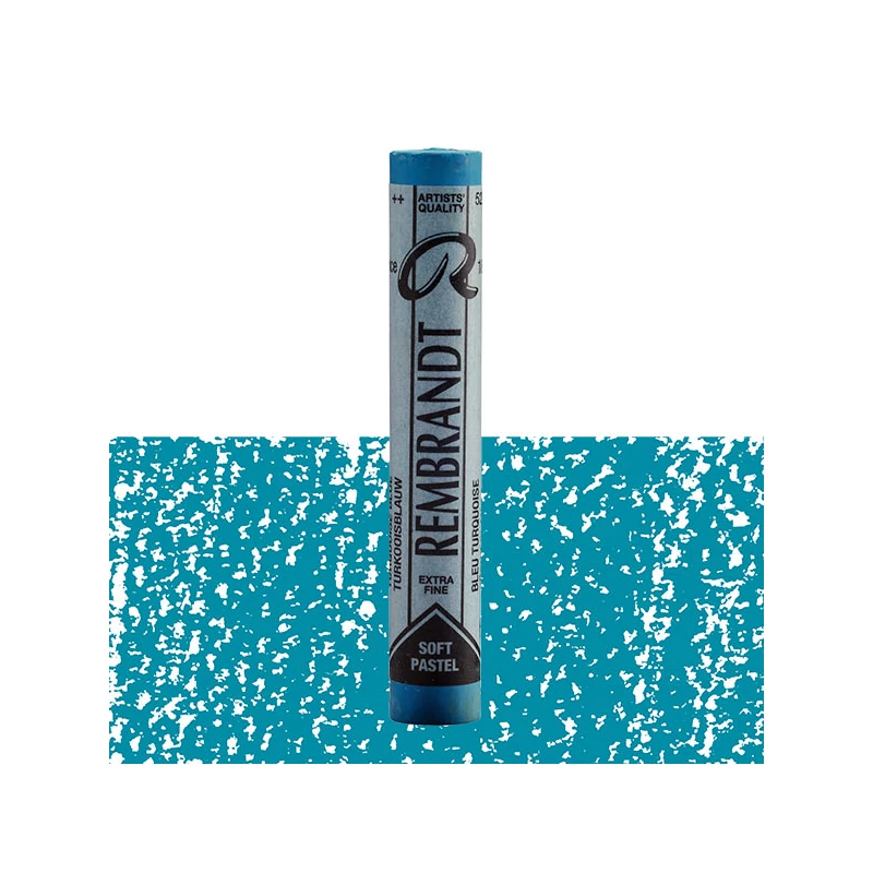 Rembrandt praškasta pastelna kreda - 522.5, turquoise blue