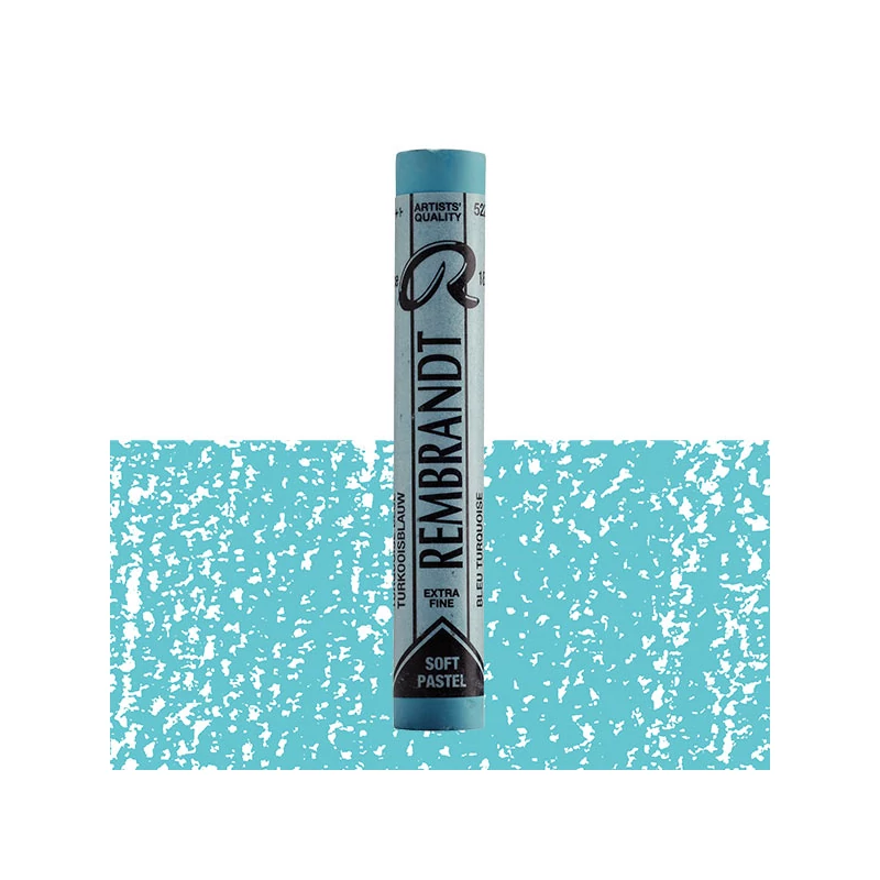 Rembrandt praškasta pastelna kreda - 522.8, turquoise blue