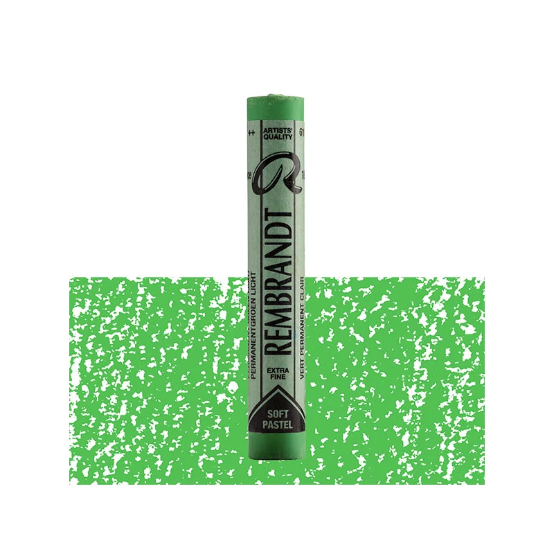 Rembrandt praškasta pastelna kreda - 618.5, permanent green light