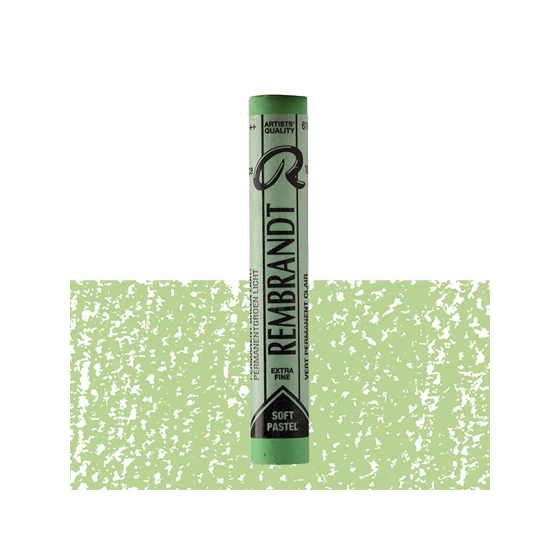 Rembrandt praškasta pastelna kreda - 618.8, permanent green light