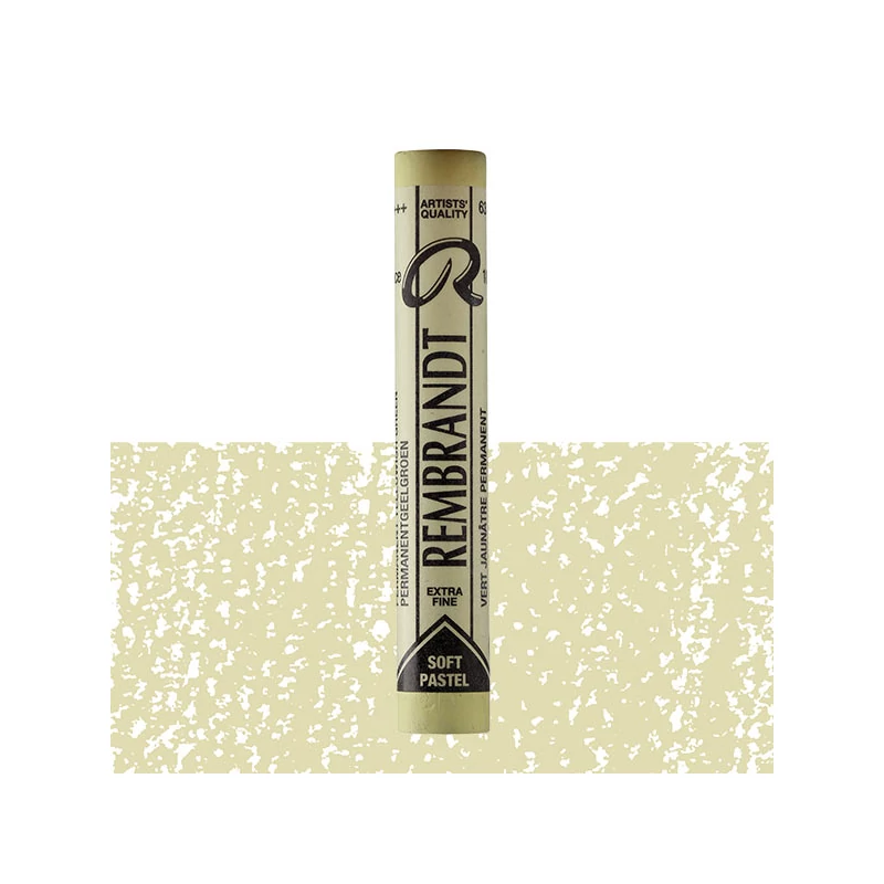 Rembrandt praškasta pastelna kreda - 633.9, permanent yellow green