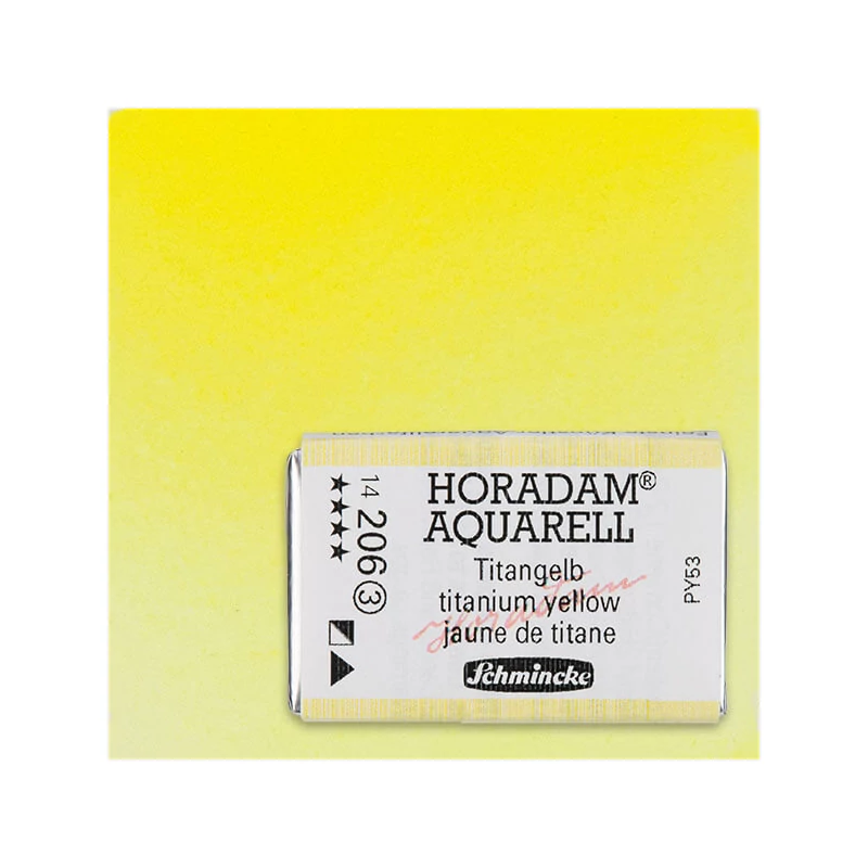 Schmincke Horadam akvarel boja, 1/1 svilenkasta - 06, titanium yellow