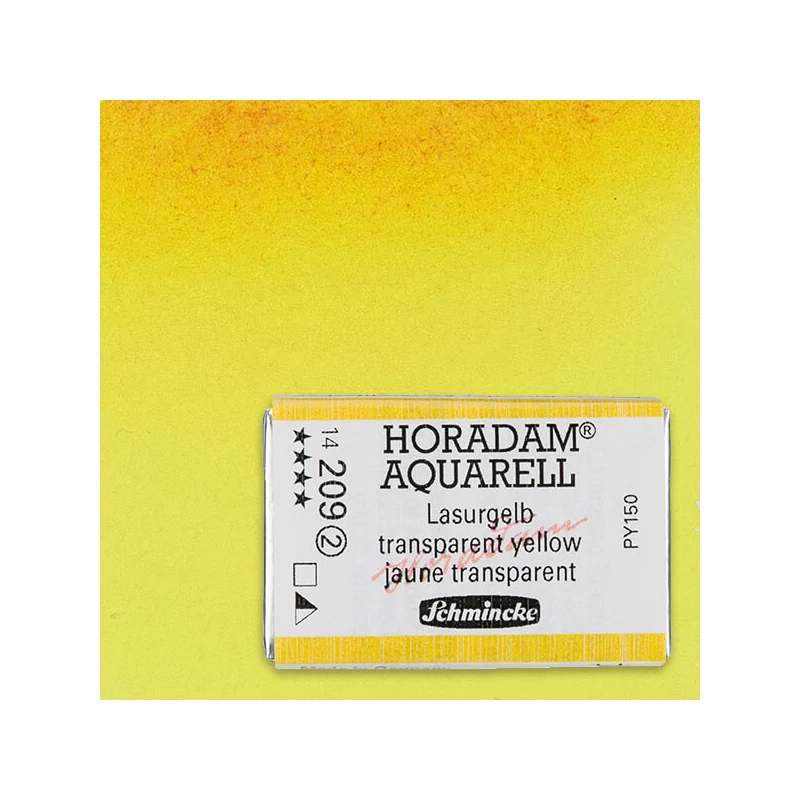 Schmincke Horadam akvarel boja, 1/1 svilenkasta - 09, transparent yellow
