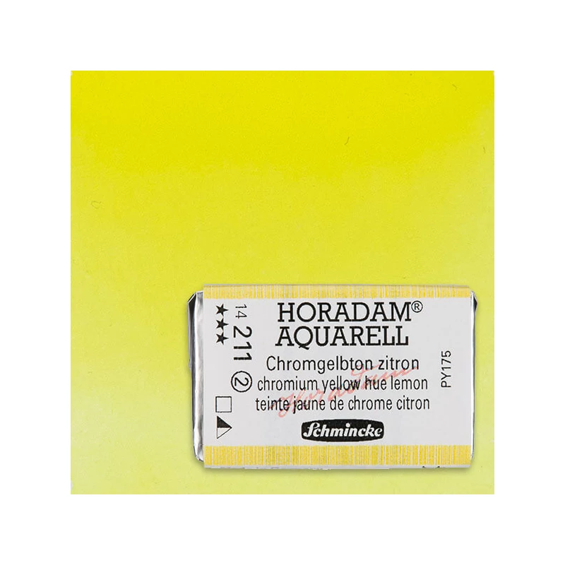 Schmincke Horadam akvarel boja, 1/1 svilenkasta - 11, chromium yellow hue lemon