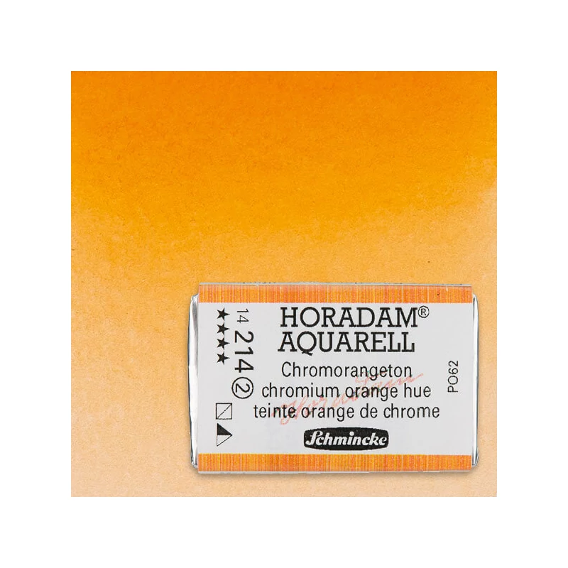 Schmincke Horadam akvarel boja, 1/1 svilenkasta - 14, chromium orange hue