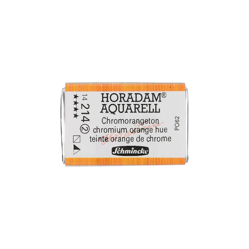 Schmincke Horadam akvarel boja, 1/1 svilenkasta - 14, chromium orange hue