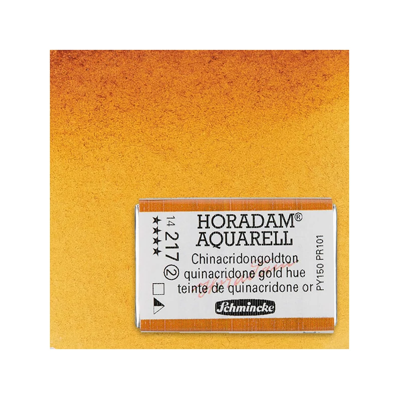 Schmincke Horadam akvarel boja, 1/1 svilenkasta - 17, quinacridone gold hue