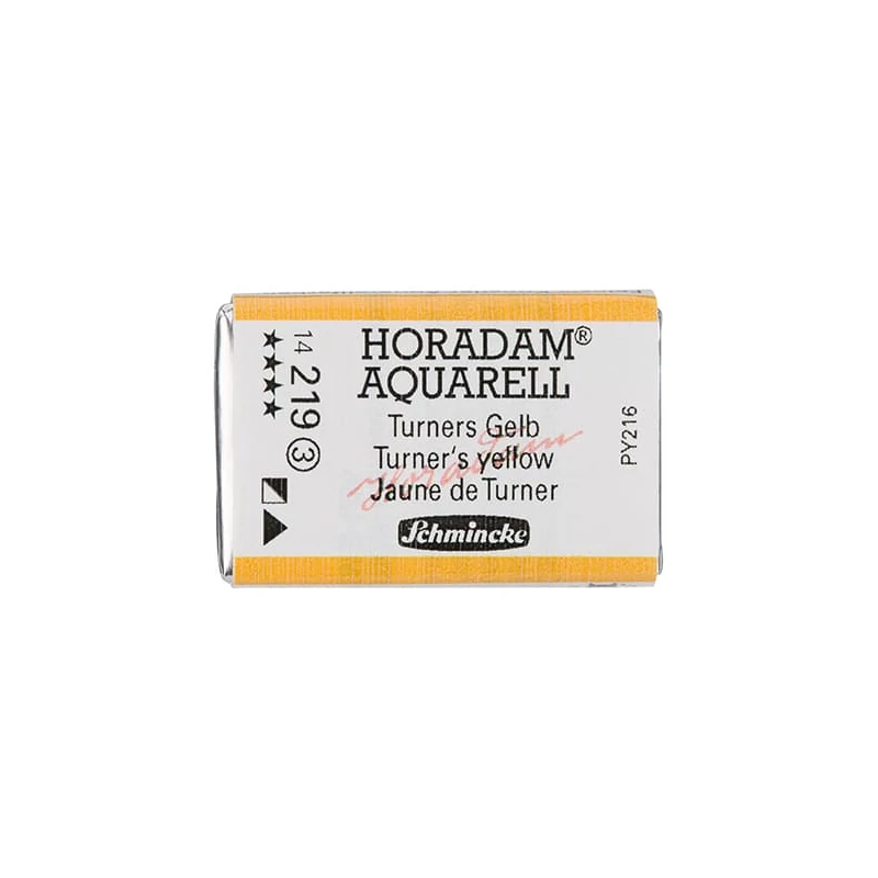 Schmincke Horadam akvarel boja, 1/1 svilenkasta - 19, turner's yellow