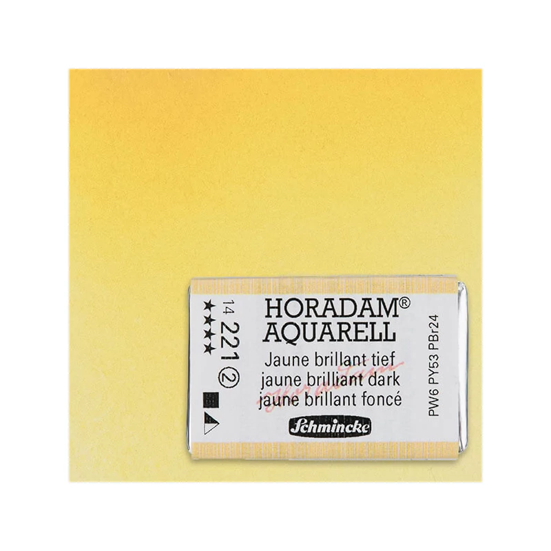 Schmincke Horadam akvarel boja, 1/1 svilenkasta - 21, jaune brilliant dark