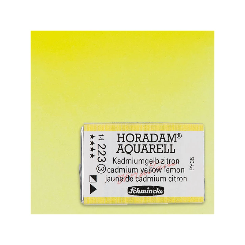 Schmincke Horadam akvarel boja, 1/1 svilenkasta - 23, cadmium yellow lemon