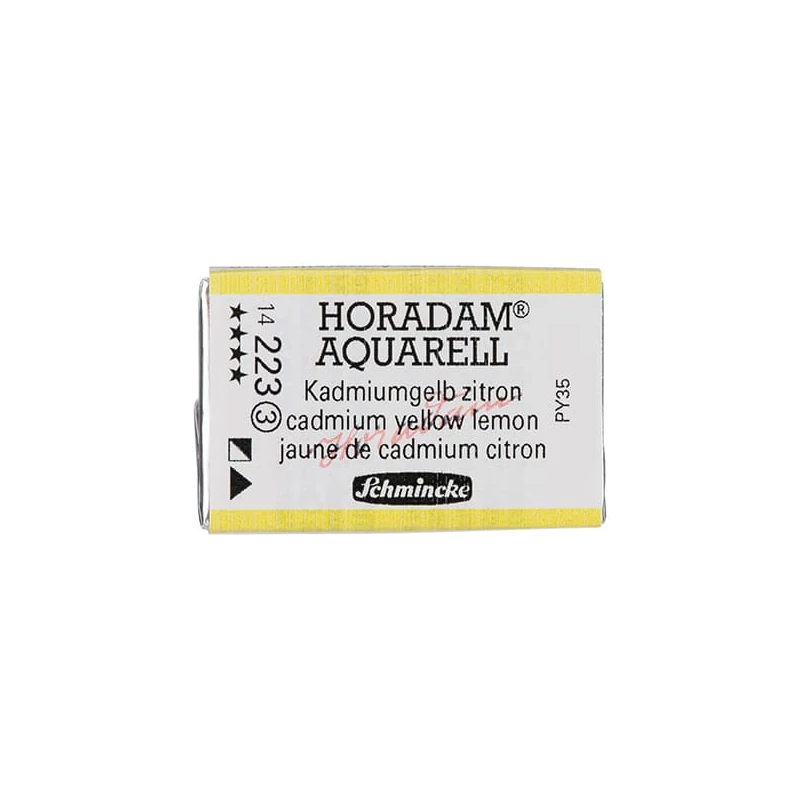 Schmincke Horadam akvarel boja, 1/1 svilenkasta - 23, cadmium yellow lemon