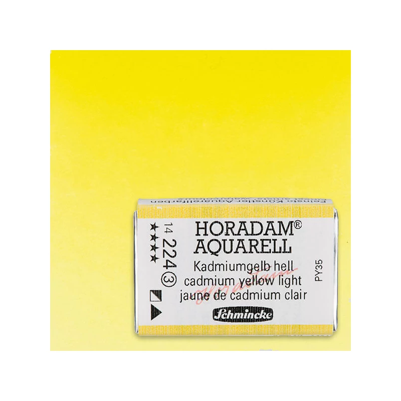 Schmincke Horadam akvarel boja, 1/1 svilenkasta - 24, cadmium yellow light